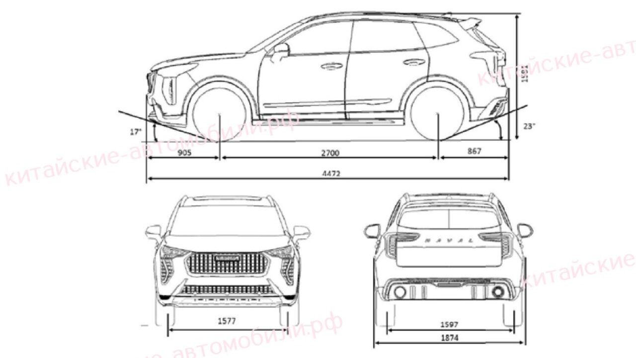 Haval Jolion китайской сборки с новым дизайном сертифицировали в РФ -  Китайские автомобили